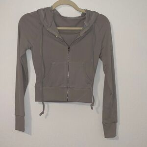 Women’s Grey Zip-Up Hoodie